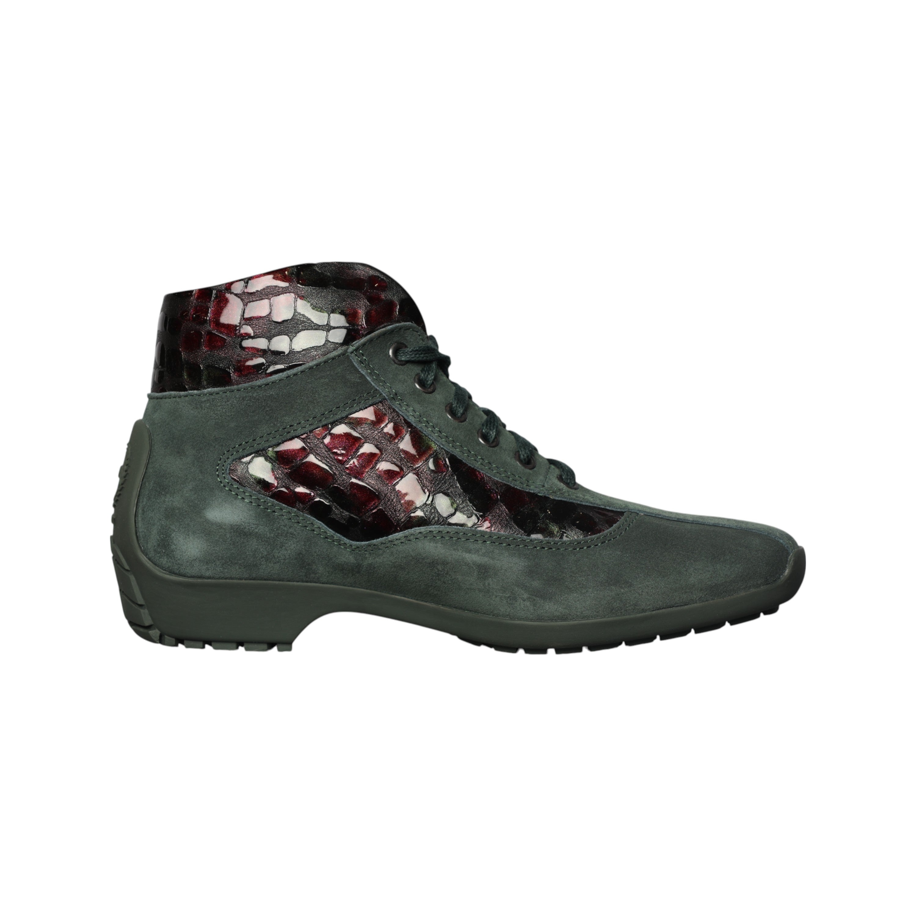 Roosimoda Boot Cayenne Suede Patent Croco